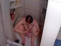 Caught In The Shower Masterbating