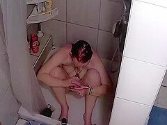 Caught In The Shower Masterbating