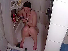 Caught In The Shower Masterbating