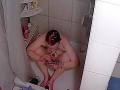 Caught In The Shower Masterbating