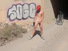 Caught Jerking Off On A Bike Ride