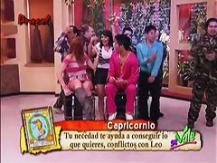 Celebrity upskirt on live tv