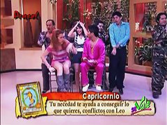 Celebrity upskirt on live tv