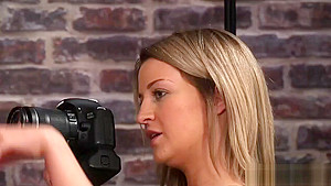 Cfnm photographer gets big tits jizzed