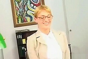 Charming Milf Gets Her Twat Ravished By A Huge Dong