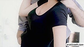 Charming Olive Glass white ass gets banged in many angles