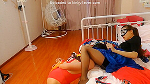 Chinese Scarf Bondage Femdom