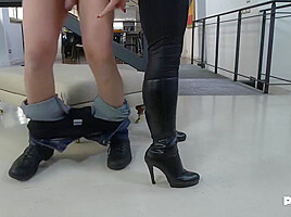 Christie Dom In Mistress Gets Buggeredby Her Slave - Chris