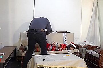 Christmas Hogtie