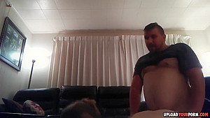 Chubby Couple Enjoys A Doggy Style