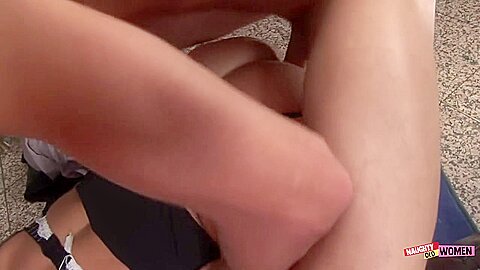 Chubby Punk Granny Gets Extremely Horny Around Men Well Dressed Men