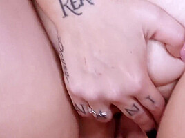 Chubby Tattooed Spanish Redhead Milf Elektra Red Fucking With Nikao On The Bed