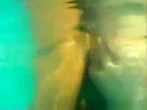 Chubby girl with big tits get fucked in pool