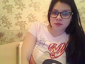 Chubby teen 18+ shows her huge boobs