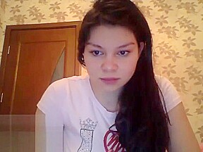 Chubby teen 18+ shows her huge boobs