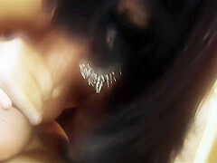 Cock Whore In Milf Gets Cumshot On Her Big Boobs After Riding Cock In Black Stockings