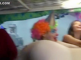 College Skanks Play With Each Others Cunt