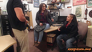 Couple Bitches Fucked By Horny Pawn Man At The Pawnshop