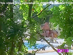 Couple Fucks By The Pool