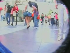 Couple of asses caught at the mall with a mobile