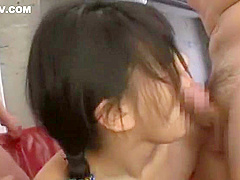 Crazy Japanese chick Saori Hara in Hottest Handjobs, Blowjob JAV clip