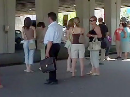 Crazy flashing movie with public scenes 4