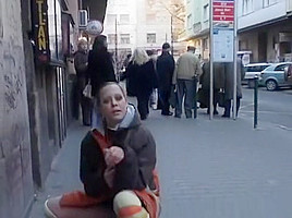 Crazy pornstar in hottest straight, public adult clip