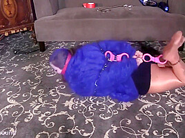 Cuffed In Blue Sweater