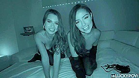 Cum Swapping Cuties Jill And Vanna in 4K - MrLuckyPOV