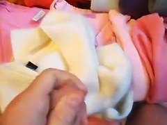 Cum on panties and mohair sweater