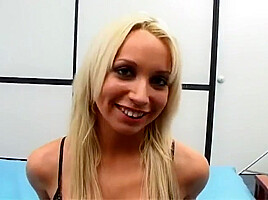 Cute Blonde Latina Deborah Got Her Ass Destroyed In Porn Casting