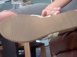 Cute Girl Dirty Feet