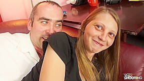 Cute Newcomer Nervously Sucks And Fucks