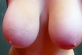 Cute chubby gives handjob