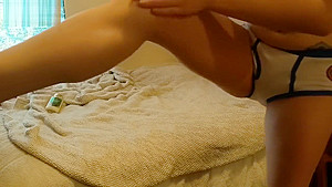 Cute teen 18+ panty Dance & shaking suction dildo squirt- xxx parody!!!