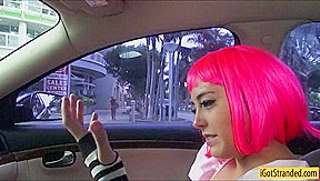 Cutie cosplayer Natalie Monroe pussy screwed up in public