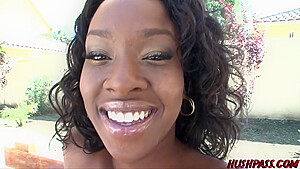 Dark Beauty Gets A Pussy Full Of Great White Dick With Toni Sweets