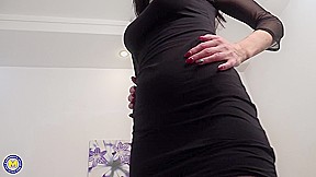 Dark-Haired Milf Gets Fucked