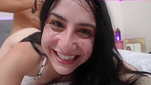 Deepthroat 21yo Sub Slut In Gloves And Stockings Gets Fucked