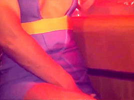 Depraved sluts squirting in public
