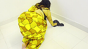 Desi Beautiful Maid Gets Stuck Under Bed While Cleaning House Then Boss Anal Fucks & Huge Cum