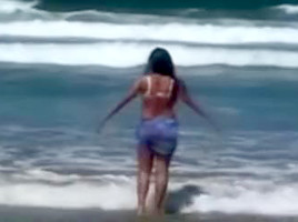 Desi girlfriend sex video made during a vacation
