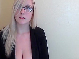 Dirty Busty Blonde Handjob Terrific Lady
