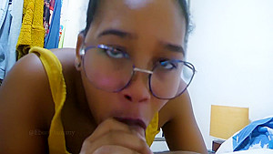 Doggystyle With Ebony Latina And Cum In Her Ass