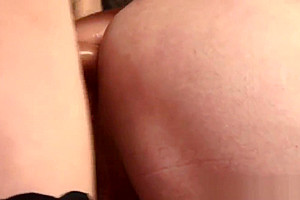 Dominating transgender assfucking inked male