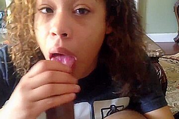 Double piercing on tongue bj