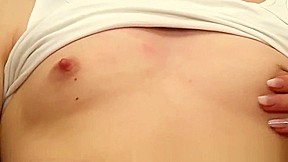 Dutch teen 18+ with tiny tits fingers pussy