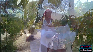 Ebony African Big Natural Tits Milf Model With Shasta Wonder