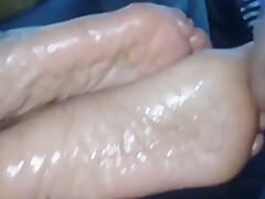 Ebony Footjob Hot