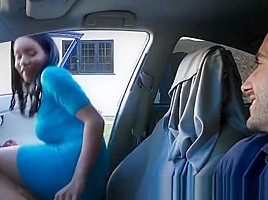 Ebony Jenna Foxx takes a ride on hard cock